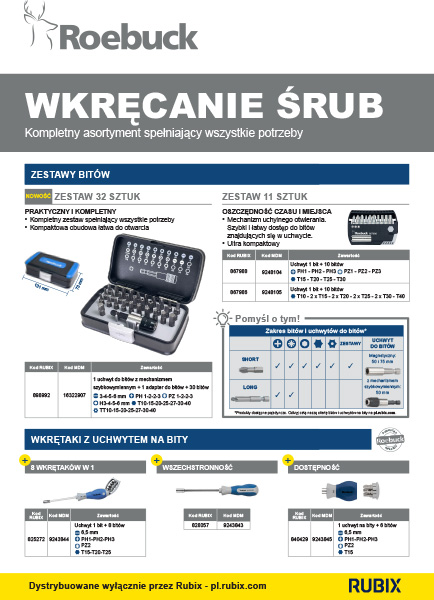 Roebuck Wkręcanie śrub